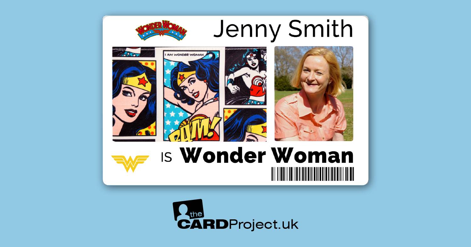 Wonder Woman ID Card, Cosplay, Film and Television Prop 